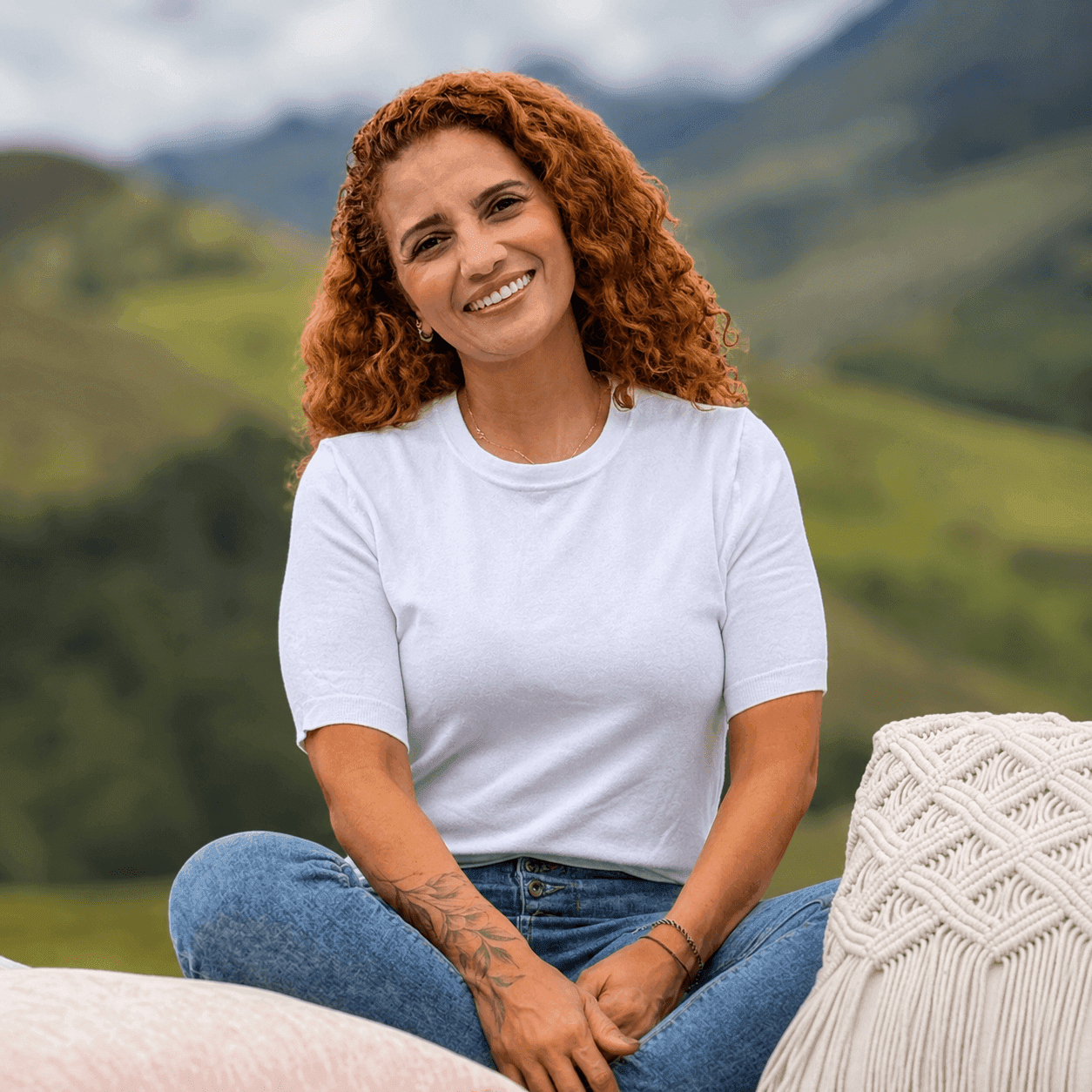 Catalina Vélez sonriendo