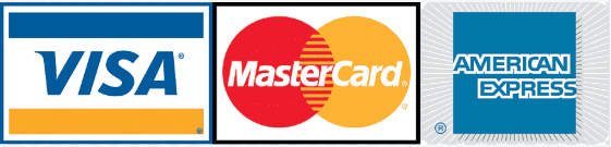 Pagos con Visa, Mastercard y American Express